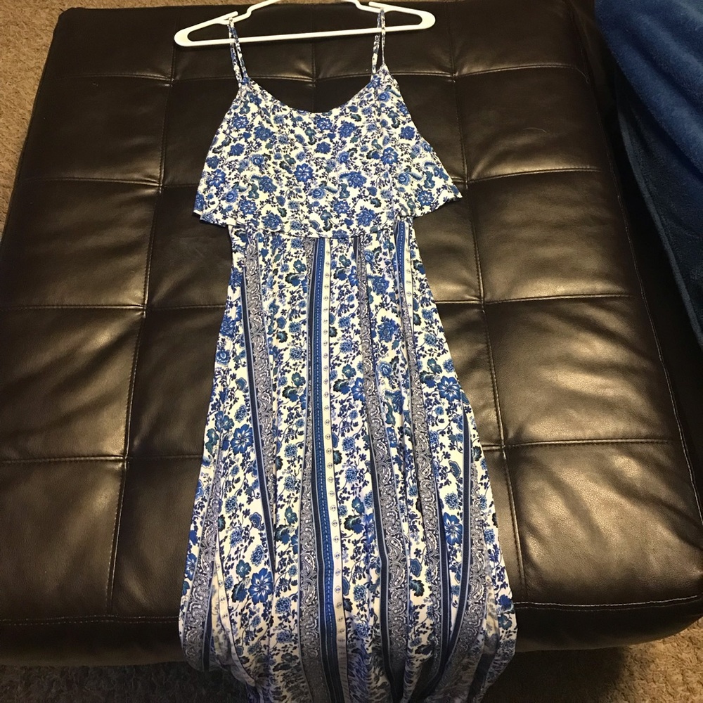 Spaghetti Strapped Maxi Dress